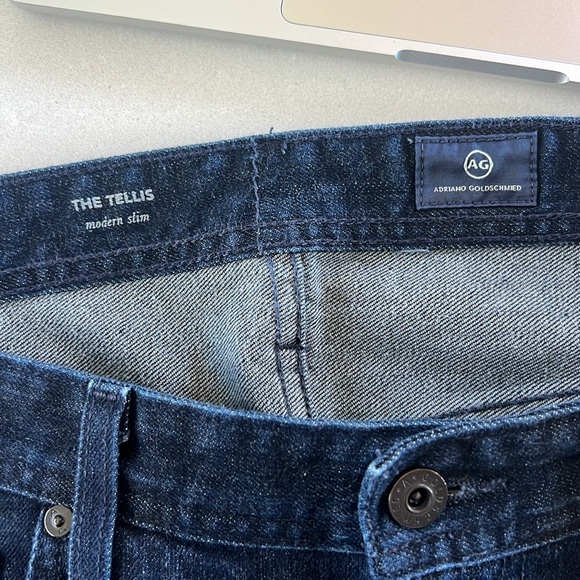 AG dark wash The Tellis size 33R. Barely worn. Excellent condition. - Picture 5 of 6